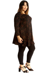 1672 Multi Color Polka Dot Top