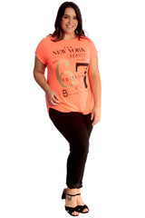 New York 67 Foil Print T-Shirt