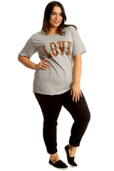 Love Print T-Shirt