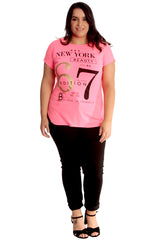 New York 67 Foil Print T-Shirt