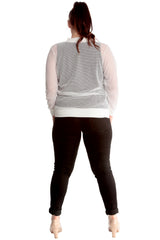 Mesh Net Bomber Jacket
