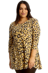 Leopard Print Swing Top
