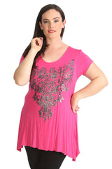 1376 Glitter Beaded Top