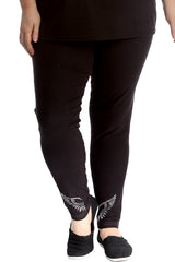 7213 Angel Wings Stud Jeggings