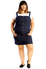 2211 Dungaree Style Dress