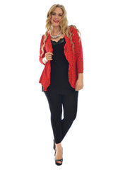 3057 Polka Dot Cardigan