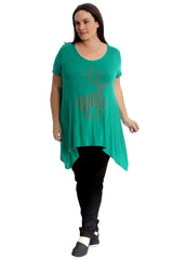 1375 Studded Reindeer Top