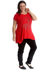 1375 Studded Reindeer Top
