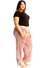 6087 Plain Velvet Trousers