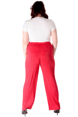 Plain Pleated Trousers