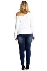 1578 Love Heat Print Batwing Top