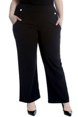 6091 High Waist Side Pocket Trousers