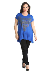 1376 Glitter Beaded Top