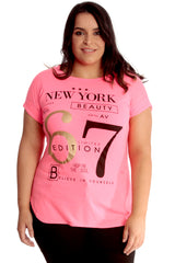New York 67 Foil Print T-Shirt