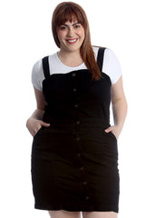 2211 Dungaree Style Dress