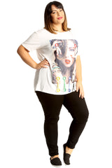 1698 Applique Loops T-Shirt