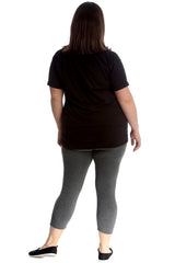 7212 Cherry Stud Cropped Leggings