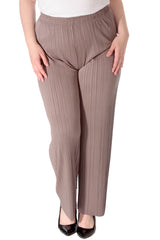 Plain Pleated Trousers