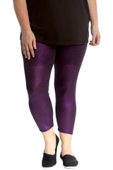 7205 Glitter Fabric Disco Leggings