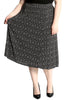 5018 Tile Print Maxi Skirt