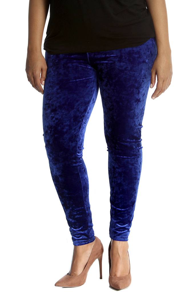Full Length Velvet Leggings Nouvelle Plus Size