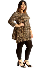 Leopard Print Swing Top