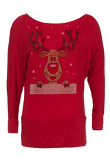 Rudolph Batwing Top