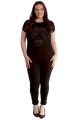 Sugar Skull Stud T-Shirt