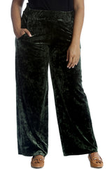 6087 Plain Velvet Trousers