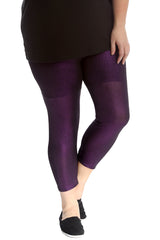 7205 Glitter Fabric Disco Leggings