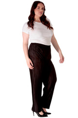 Plain Pleated Trousers