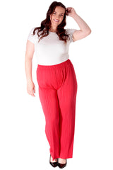 Plain Pleated Trousers