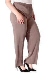 Plain Pleated Trousers