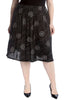 5050 Abstract Circle Print Skirt