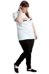 1532 L'Amour Paris Print Cotton T-Shirt