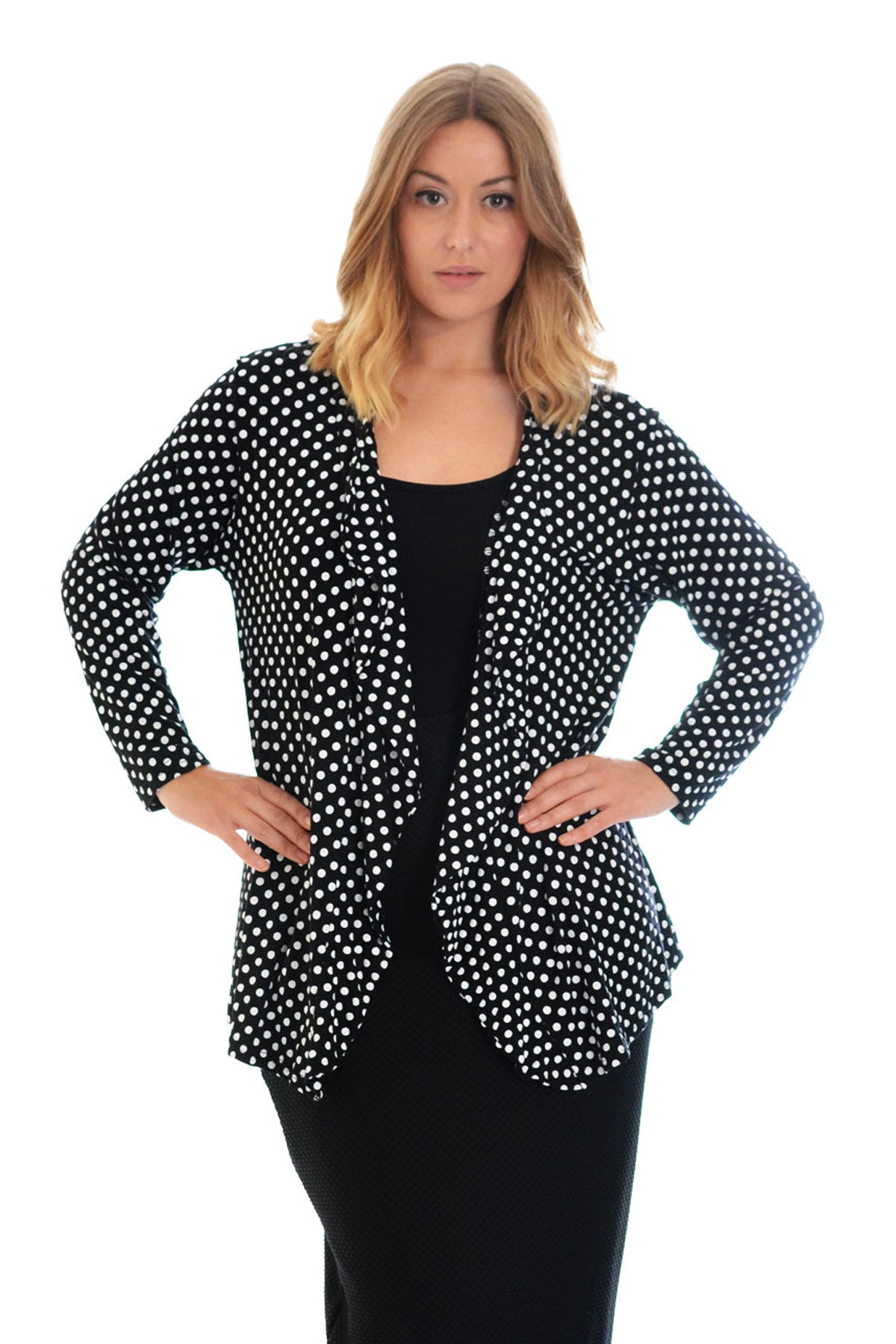 3057 Polka Dot Cardigan