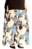 6110 Floral Paisley Print Palazzo Trouser