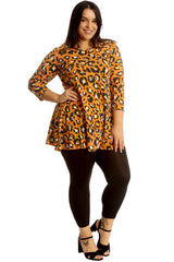 Leopard Print Swing Top