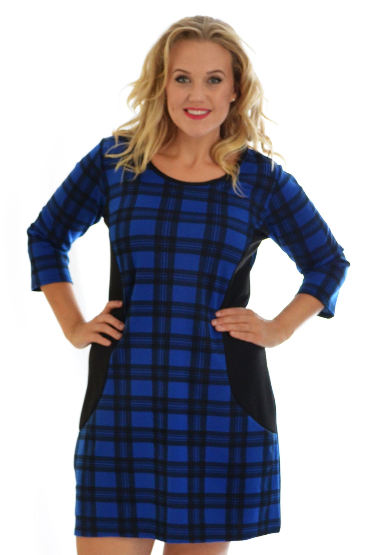 Tartan Bodycon Dress Nouvelle Plus Size