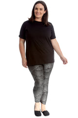 7209 Wings Disco Fabric Leggings