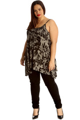 1294 Abstract Print Tank Top
