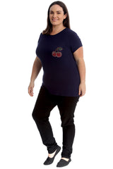 1762 Cherry Pocket Stud T-Shirt