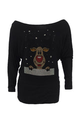 Rudolph Batwing Top