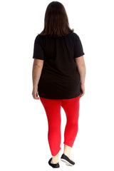 7217 Emoji Stud Cropped Leggings