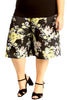 6136 Floral Print Culottes