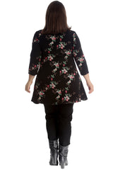 Floral Print Swing Top