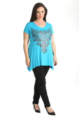 1376 Glitter Beaded Top