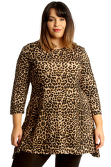 Leopard Print Swing Top
