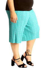 6125 Polka Dot Crinkle Culottes