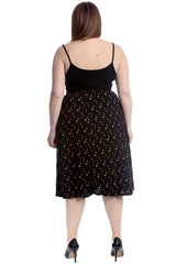 5034 Small Floral Print Skirt